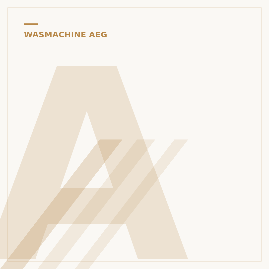 AEG 9000 Wasmachine: 5 Redenen voor Jouw Perfecte Wasplek