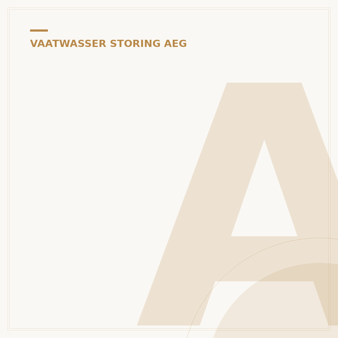 AEG Vaatwasser Storing i10 Oplossen: Snelle Gids & Tips