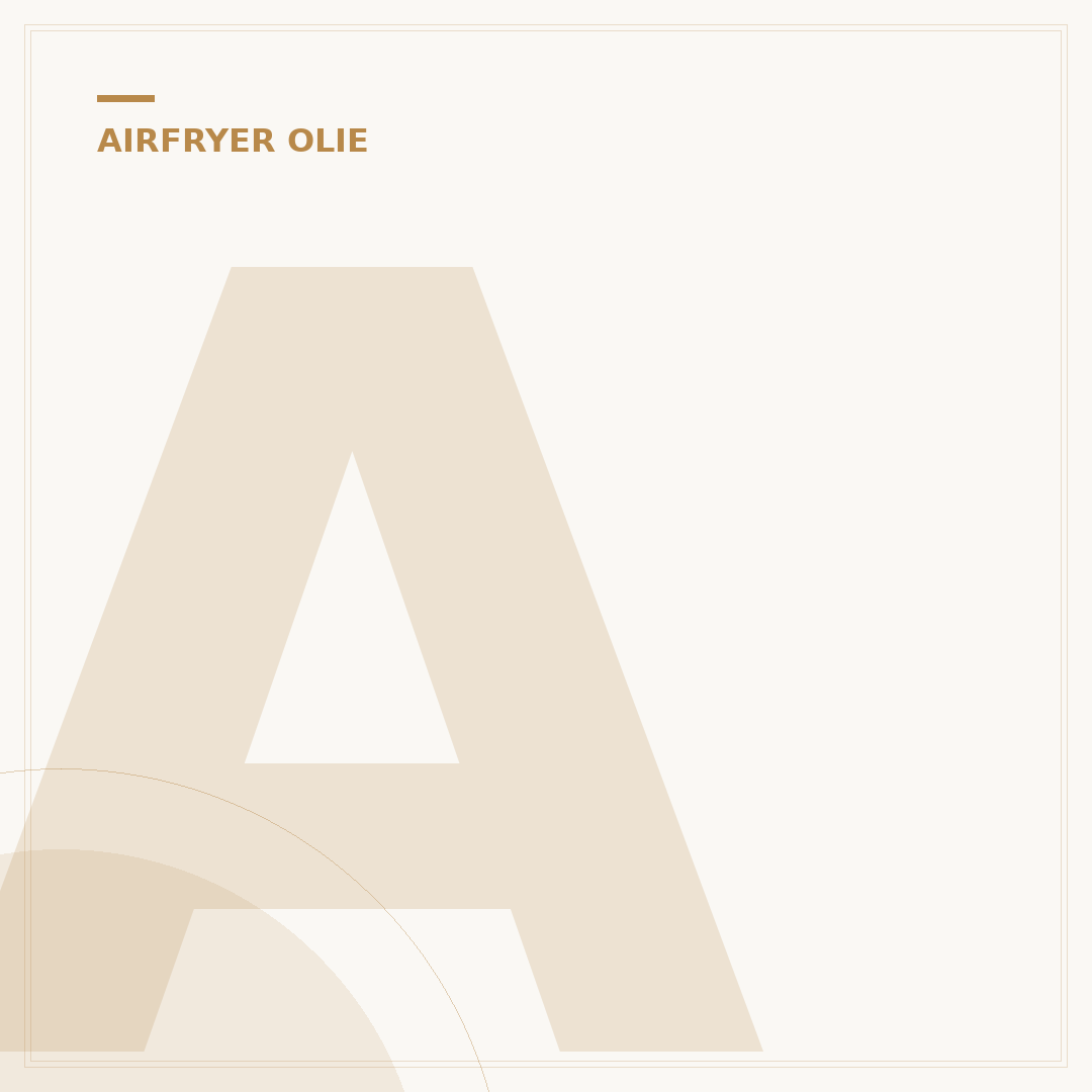 Airfryer Olie Spray: 3 Essentiële Keuzes voor Perfecte Resultaten