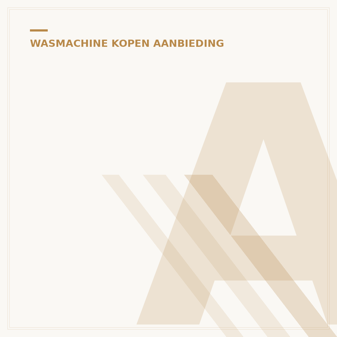 Asko Wasmachine Aanbieding: Slimme Keuze Voor Elke Ruimte