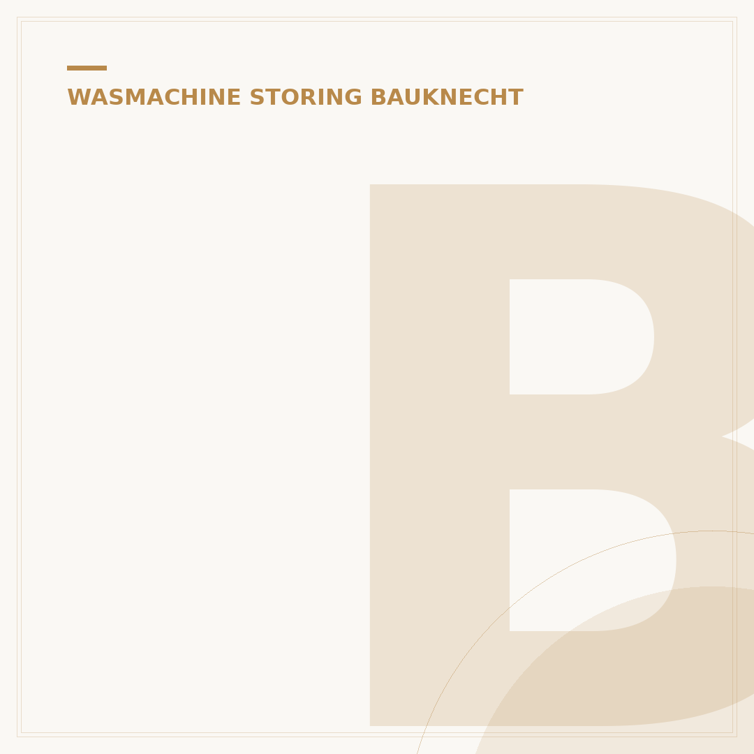 Bauknecht wasmachine storing F7? 3 Oplossingen + Preventie