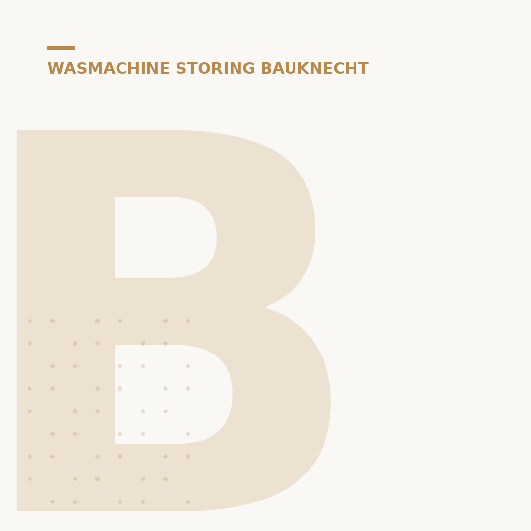 Bauknecht Wasmachine Storing: Oplossingen & Voorkoming (5 Tips)