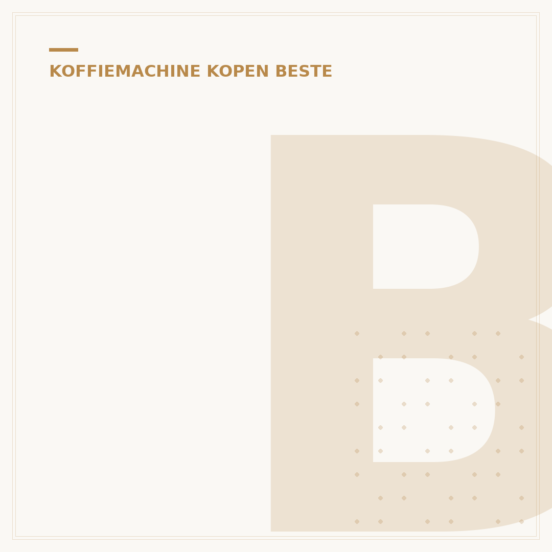 Beste Volautomatische Koffiemachine: 5 Top Keuzes voor Elke Ruimte