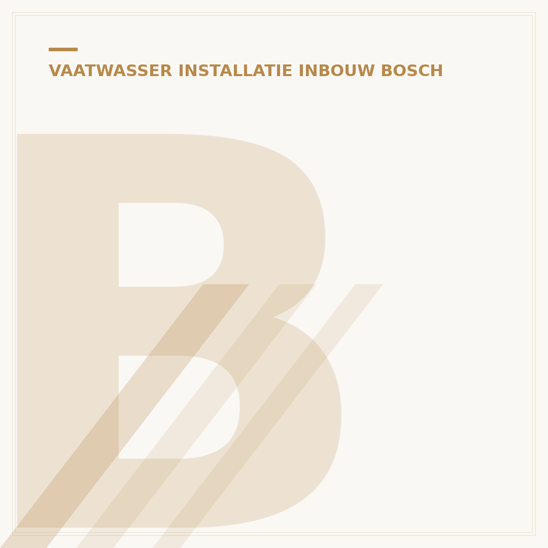 Bosch Inbouw Vaatwasser 45 cm: Uw Slimme Keuzegids