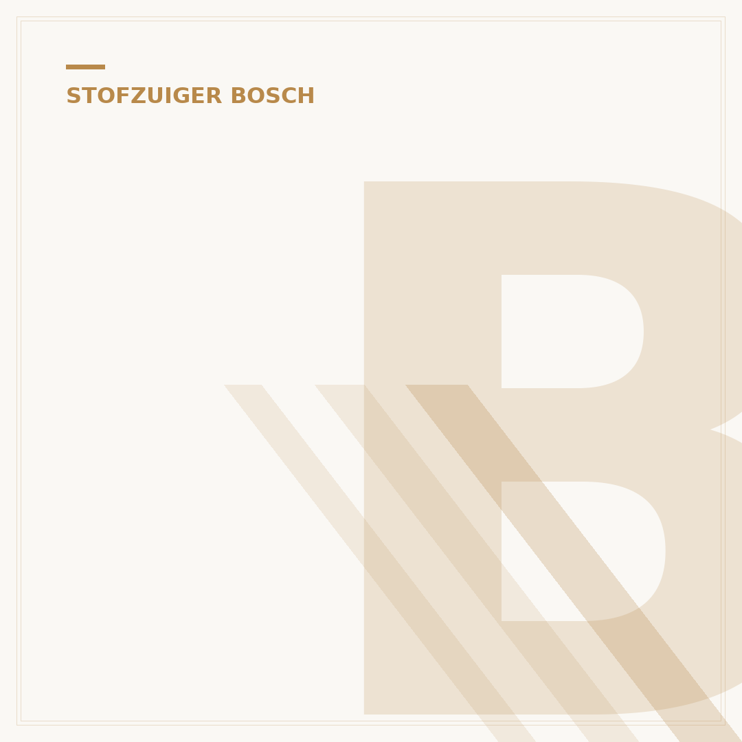 Bosch Stofzuiger Onderdeel: Vind het Juiste in 5 Stappen