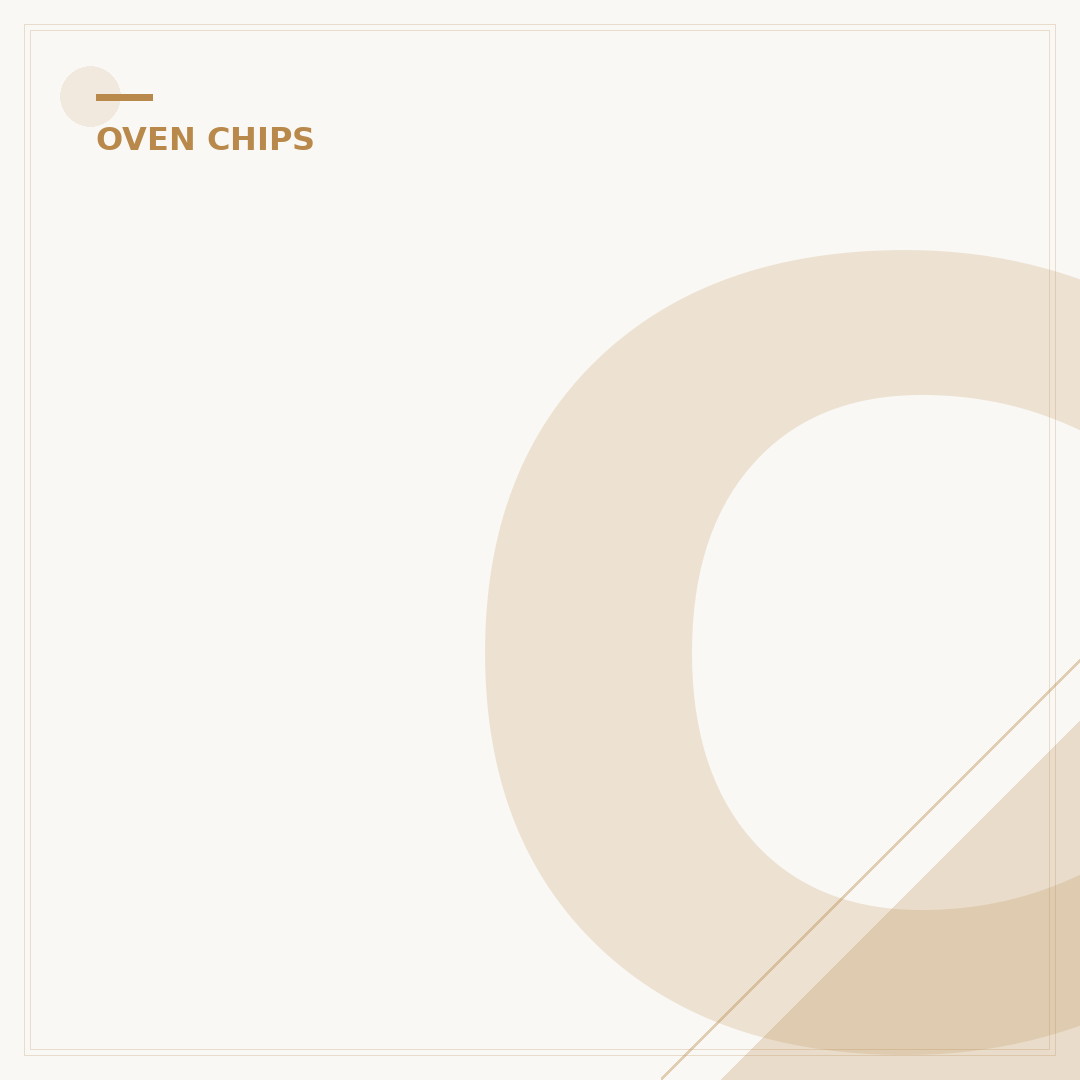 Chio Oven Chips: Perfecte Crispy Resultaten Thuis