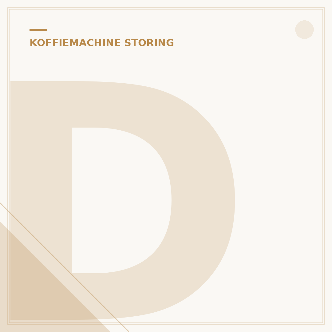 DeLonghi Koffiemachine Storing? 5 Tips voor Directe Oplossing