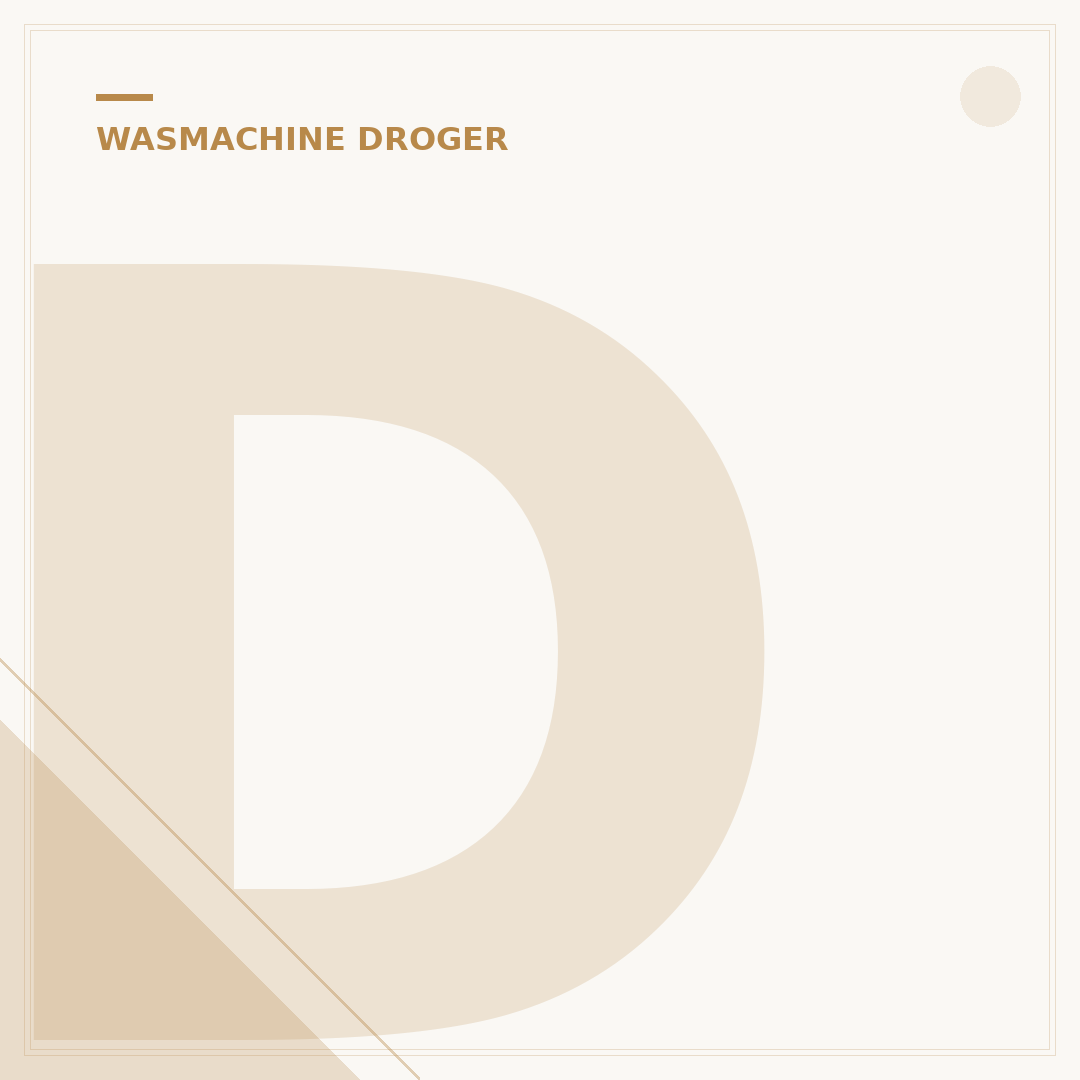 Droger Bovenop Wasmachine: Uw Checklist voor Veilige Plaatsing