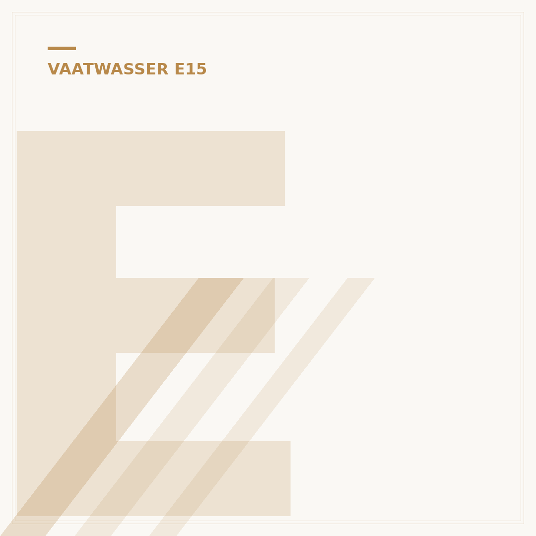 E15 Vaatwasser Melding: Oorzaken & Directe Oplossingen