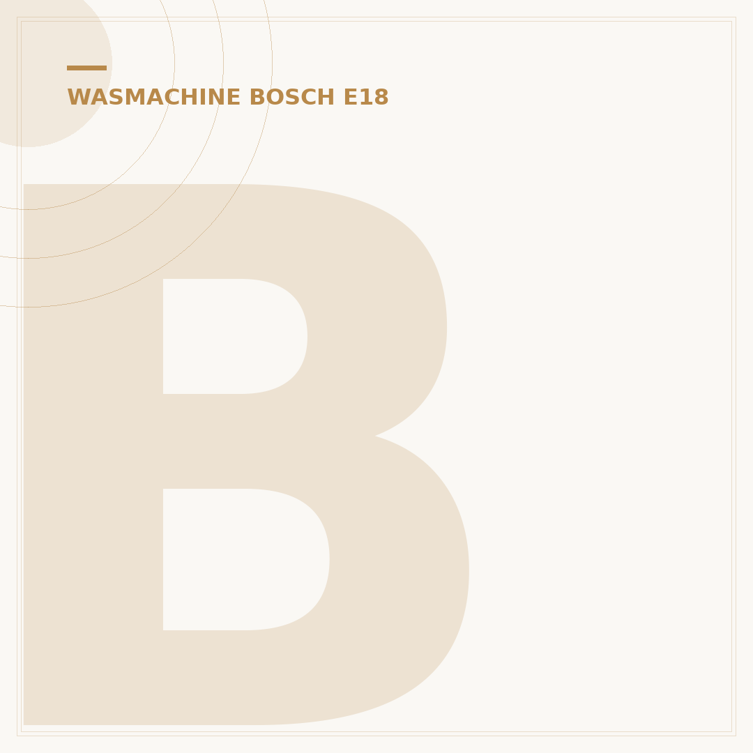 Bosch Wasmachine E18 Melding Oplossen: 5 Snelle Stappen