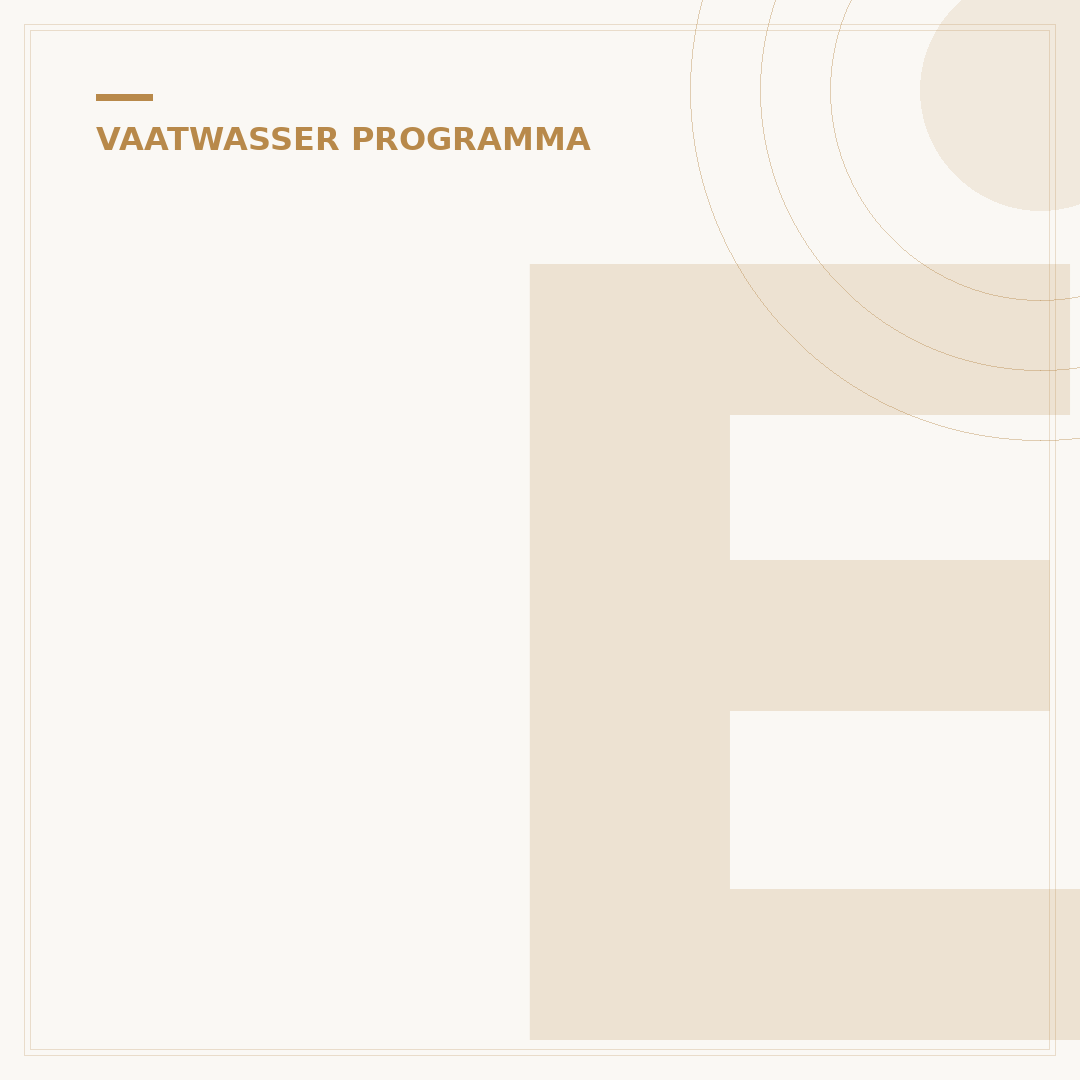 Etna Vaatwasser Programma's: Kies de Juiste 5 Opties