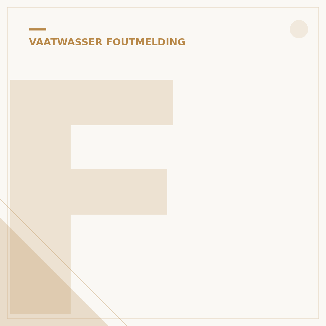 F2 Foutmelding Vaatwasser: 5 Oplossingen voor Lokale Problemen