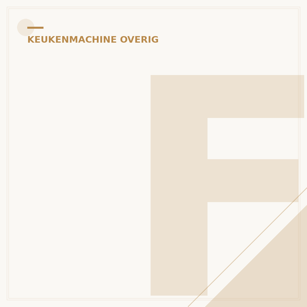 Fentic Keukenmachine 2000W: Krachtpatser of Miskoop?