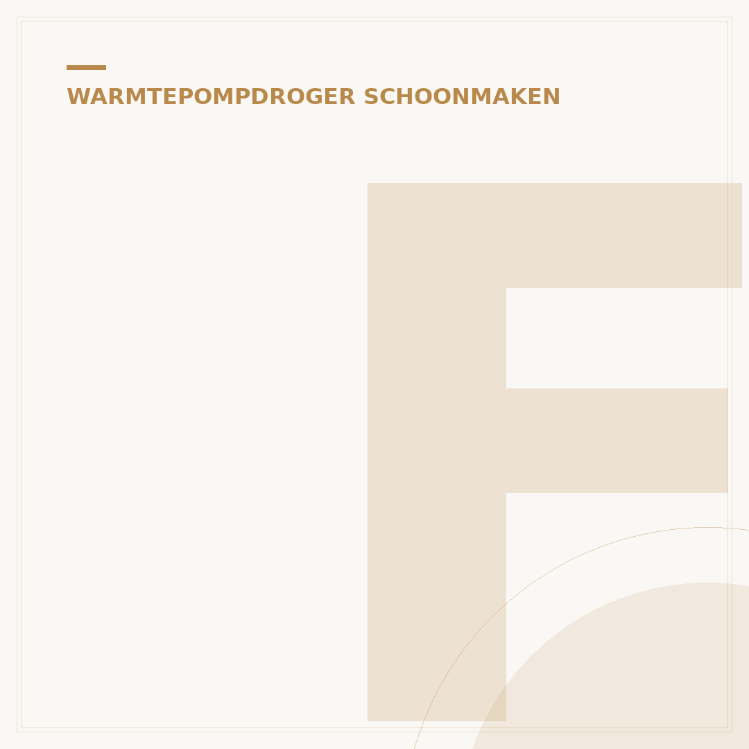 Filter Warmtepompdroger Schoonmaken: 5 Essentiële Stappen