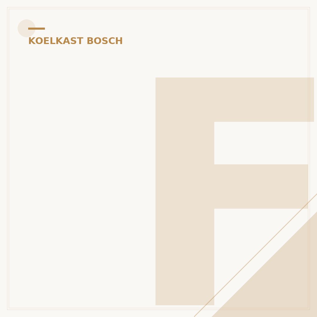 Flessenrek Bosch Koelkast: 5 Tips voor Optimale Opslag