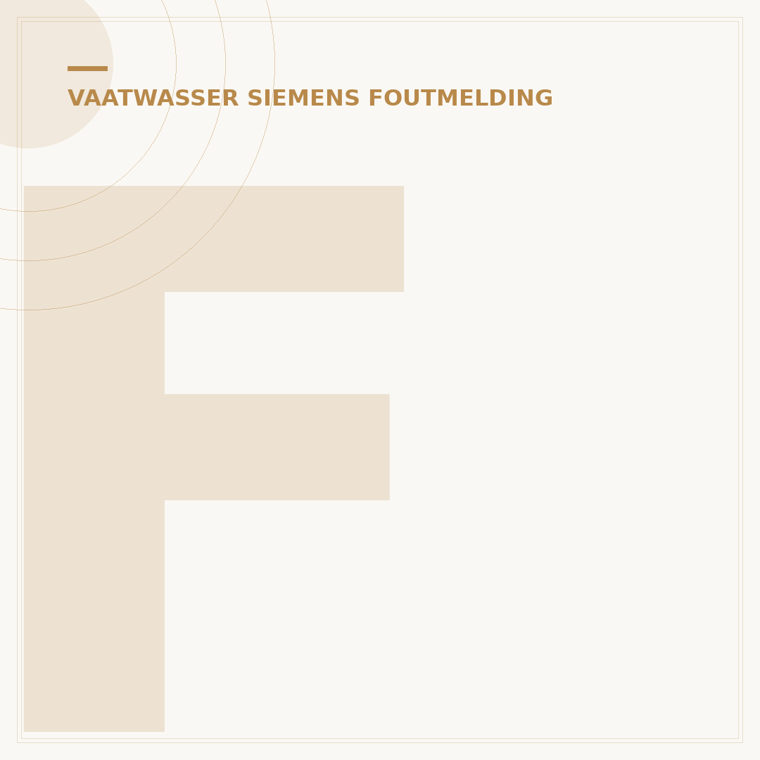 Foutmelding E22 Siemens Vaatwasser: Snel Oplossen in 5 Stappen