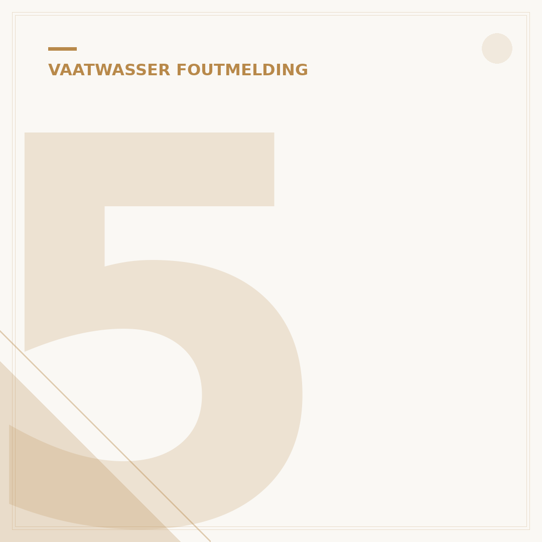 5 Foutmeldingen Vaatwasser Oplossen: Praktische Gids