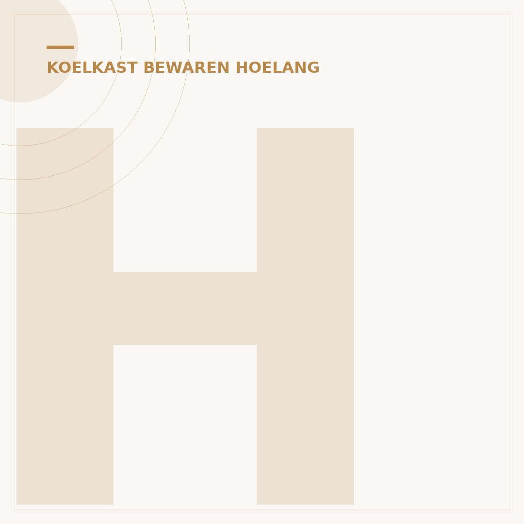 Hoelang Gehaktbal Bewaren in Koelkast: Praktische Tips