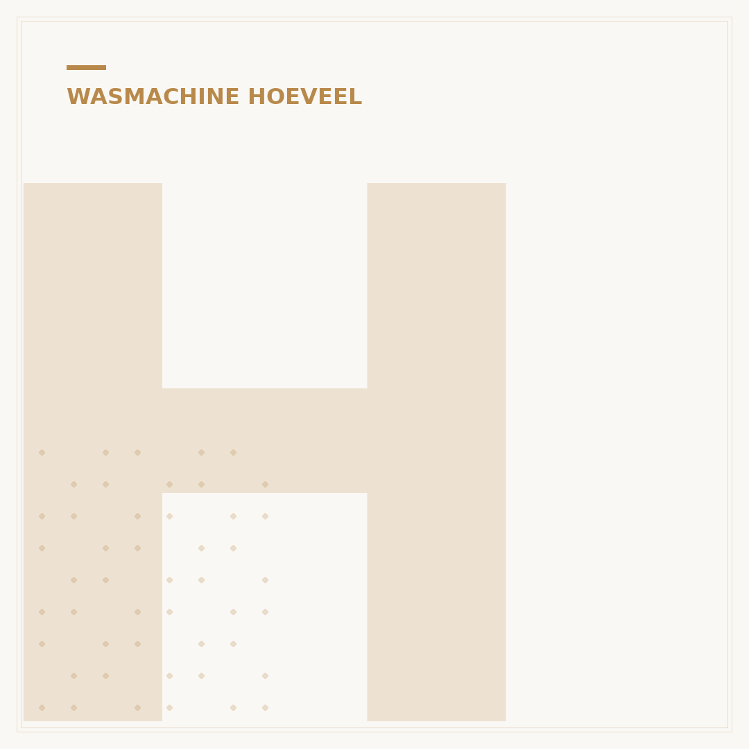 Hoeveel kg wasmachine? Kies de perfecte capaciteit