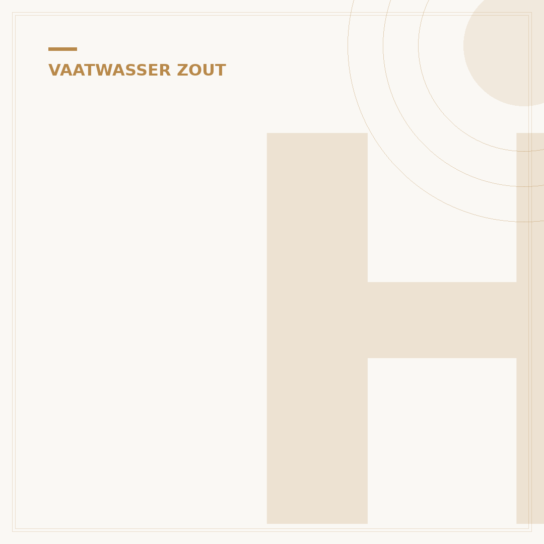 Hoeveel Zout in Vaatwasser? 1 Vuistregel voor Perfect Schoon