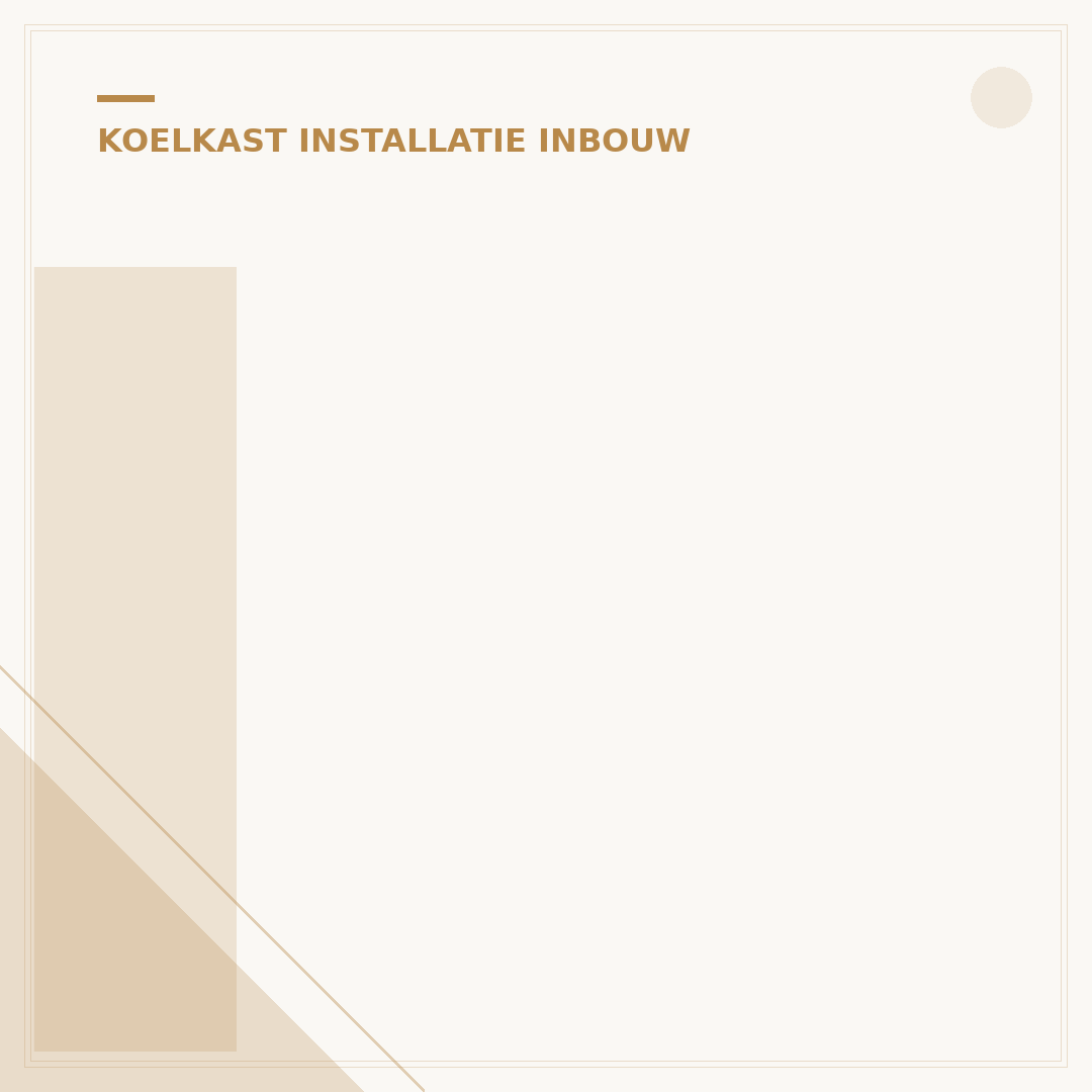 Inbouw Koelkast 102 Cm: Jouw Perfecte Pasvorm & Praktische Gids