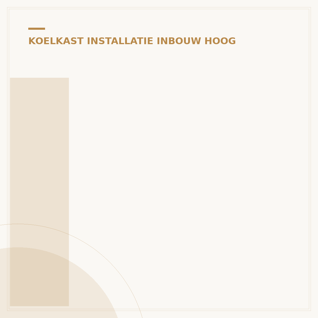 Inbouw Koelkast 102 cm Hoog: De Definitieve Keuzegids