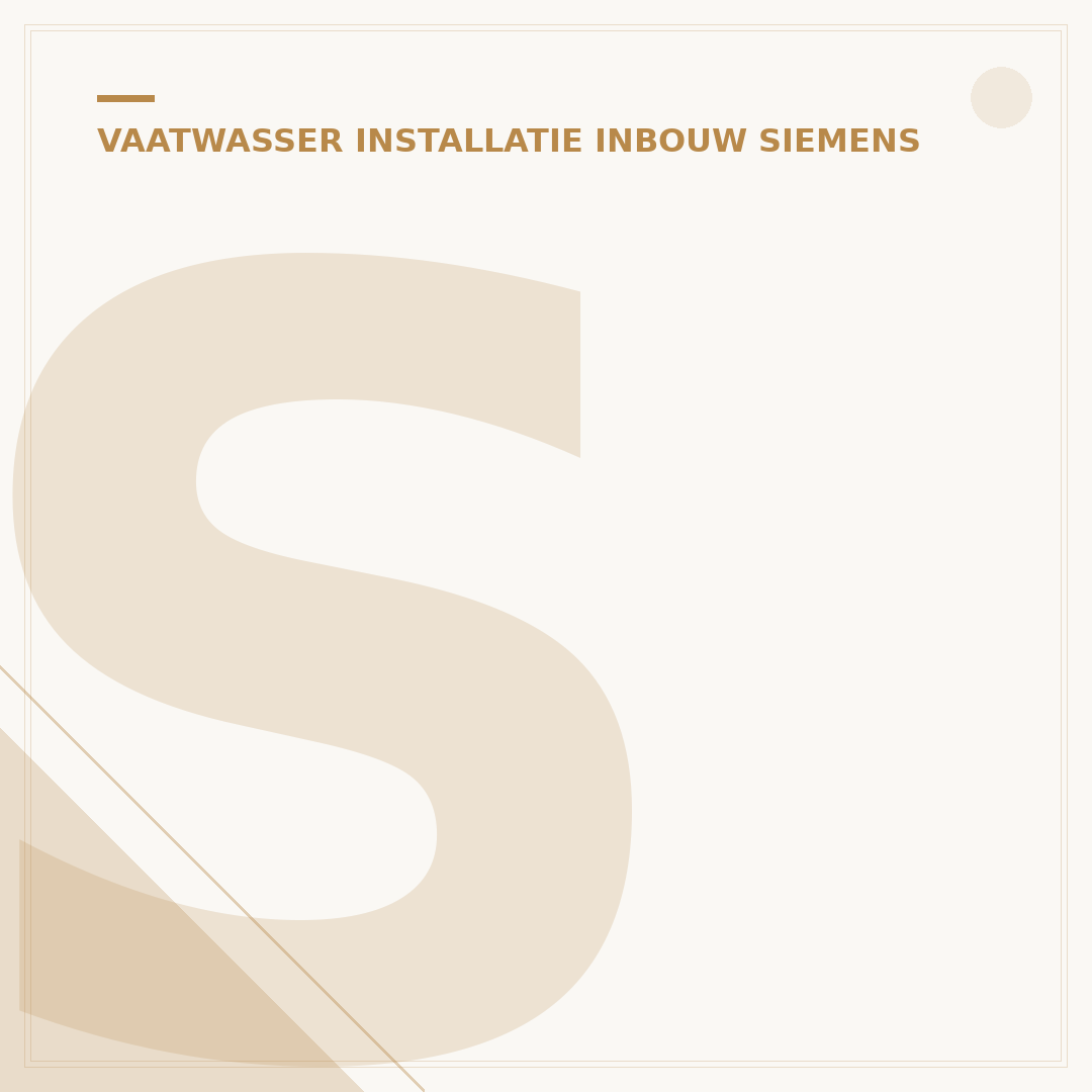 Siemens Inbouw Vaatwasser Aanbieding: Vind de Beste Deal Nu
