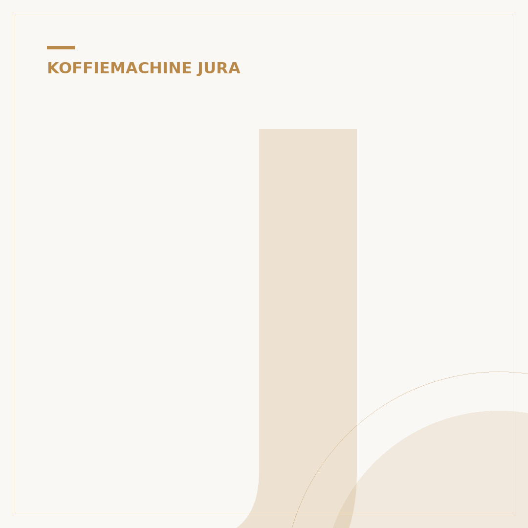 Jura J8 Koffiemachine: 3 Plekken voor Perfecte Koffie