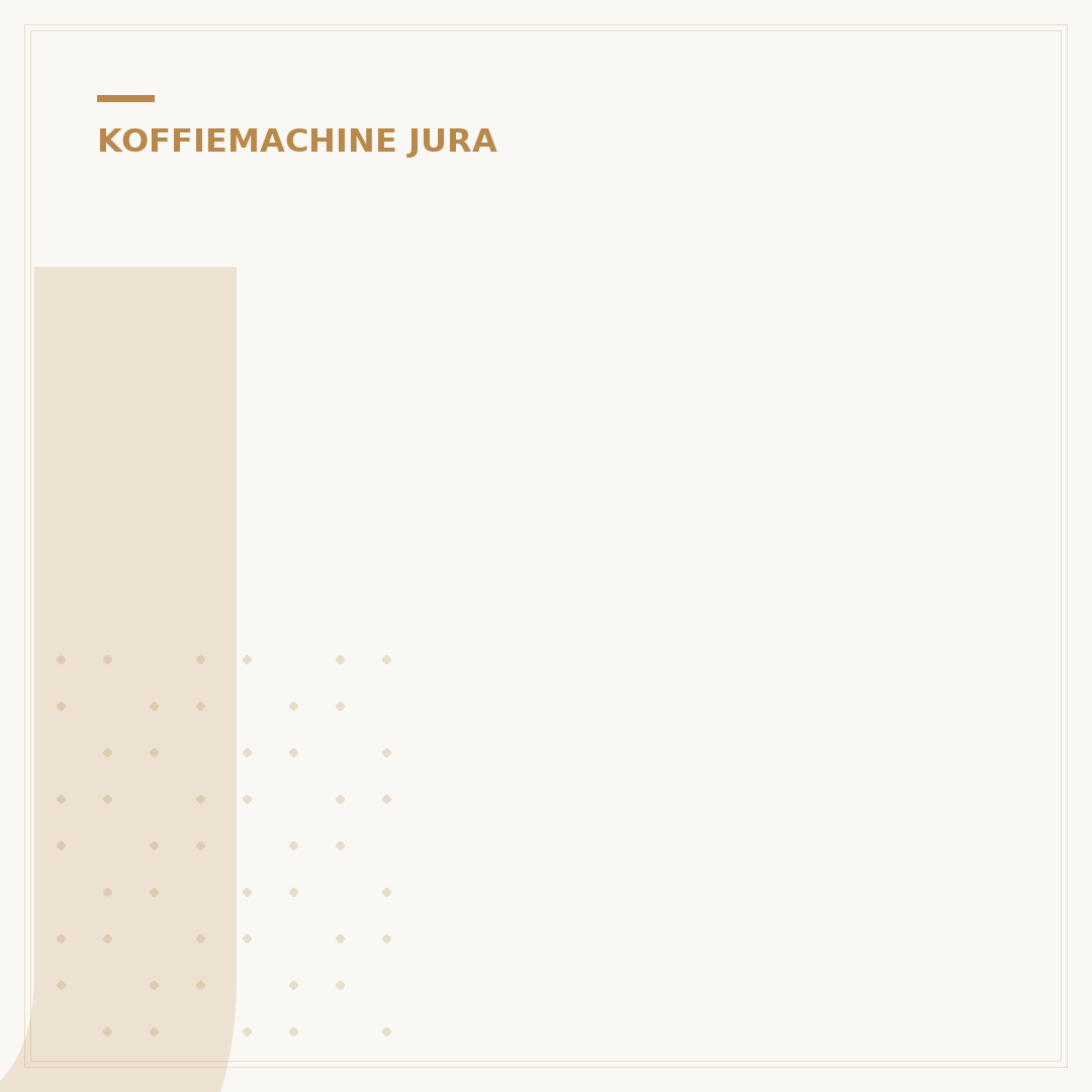 Jura Koffiemachine E6: 5x Optimaliseren voor Uw Ruimte