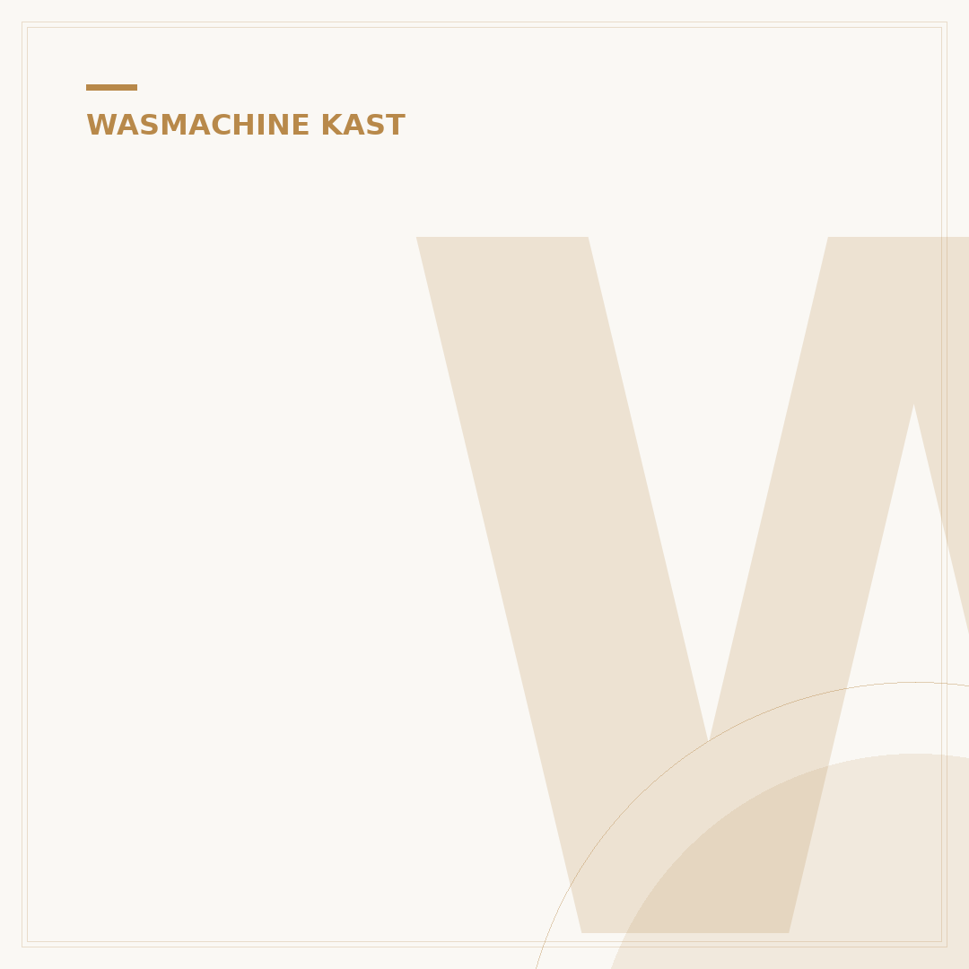 Wasmachine Kast Plaatsen: 5 Stappen Gids voor Elke Ruimte