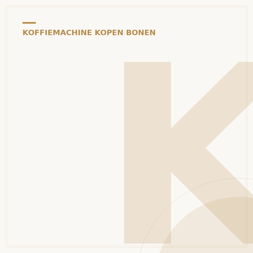 Koffiemachine Bonen Goedkoop: 5 Tips voor de Slimme Koper