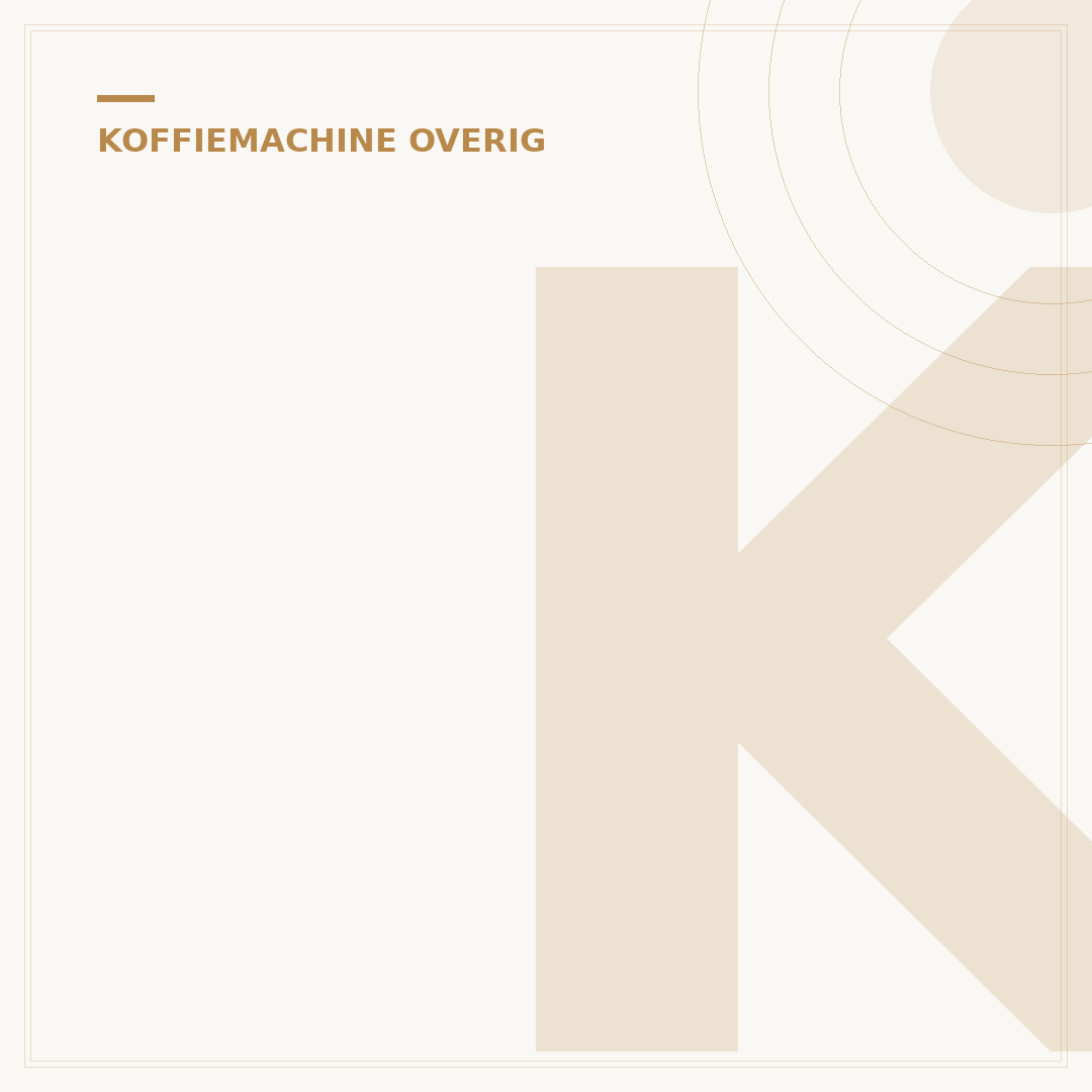 Koffiemachine Onderdelen: Snel Vindbaar & Eenvoudig Vervangen