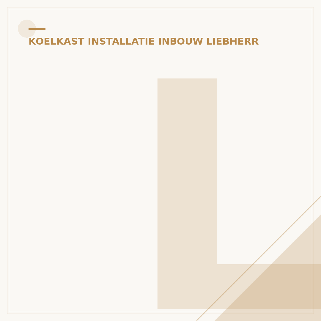 Liebherr Inbouw Koelkast 178: Uw Complete Koopgids