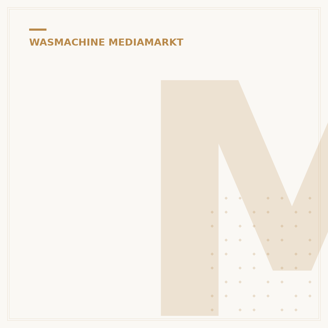 MediaMarkt Wasmachine 9 Kg: Efficiënt Wassen voor Elk Huishouden