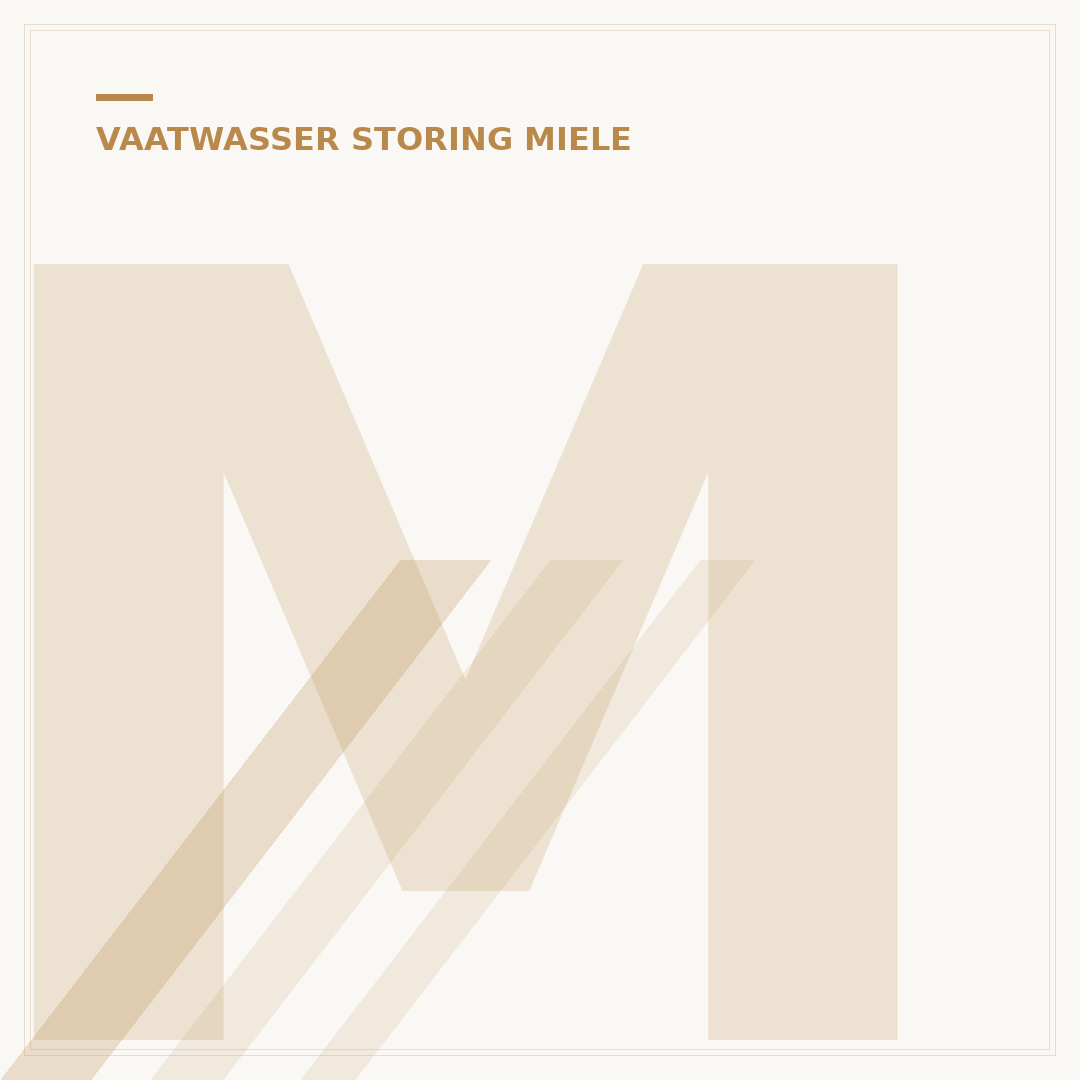 Miele Vaatwasser Storing Watertoevoer/Afvoer: 5 Oplossingen