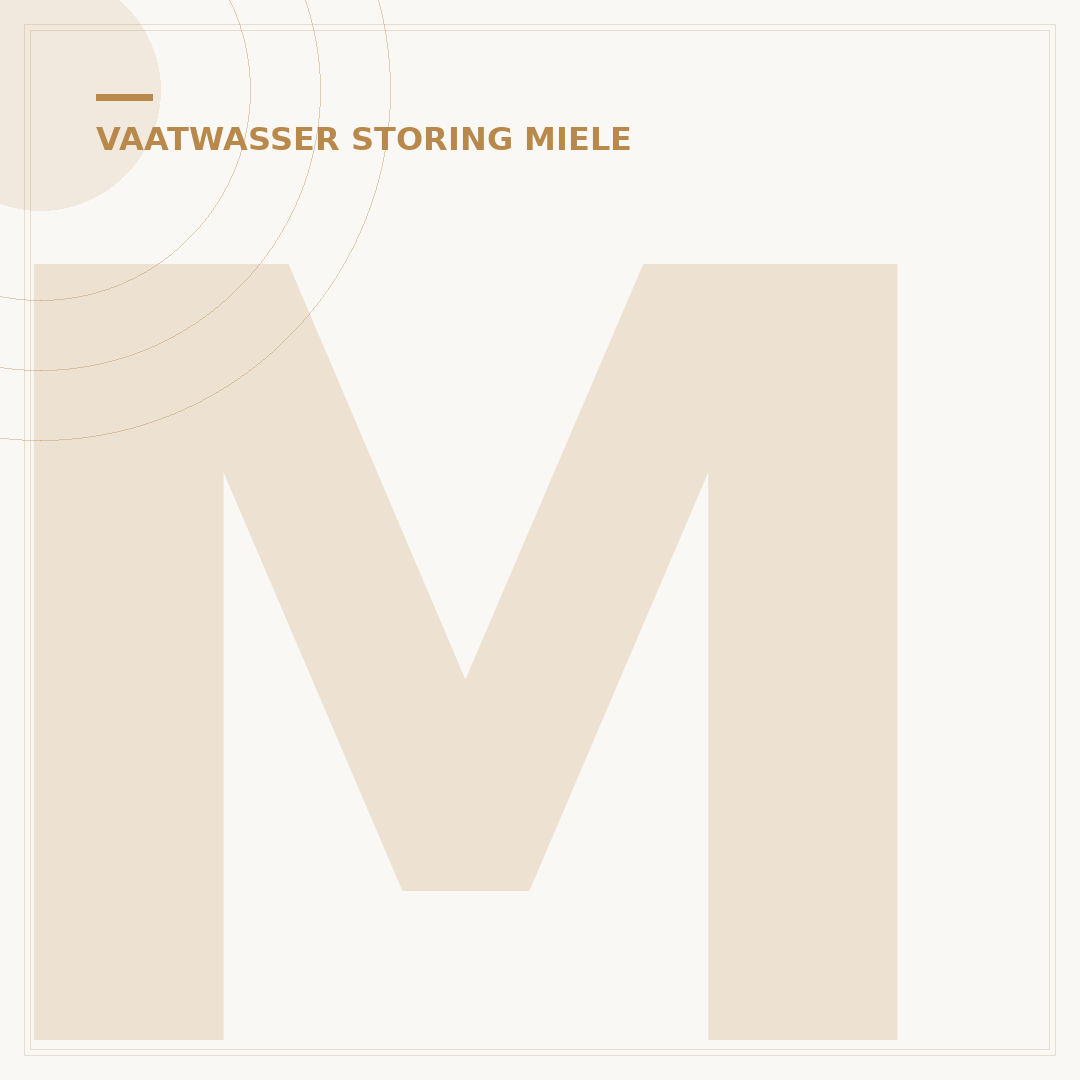 Miele Vaatwasser Storing F78: Snelle Oplossing & Preventie