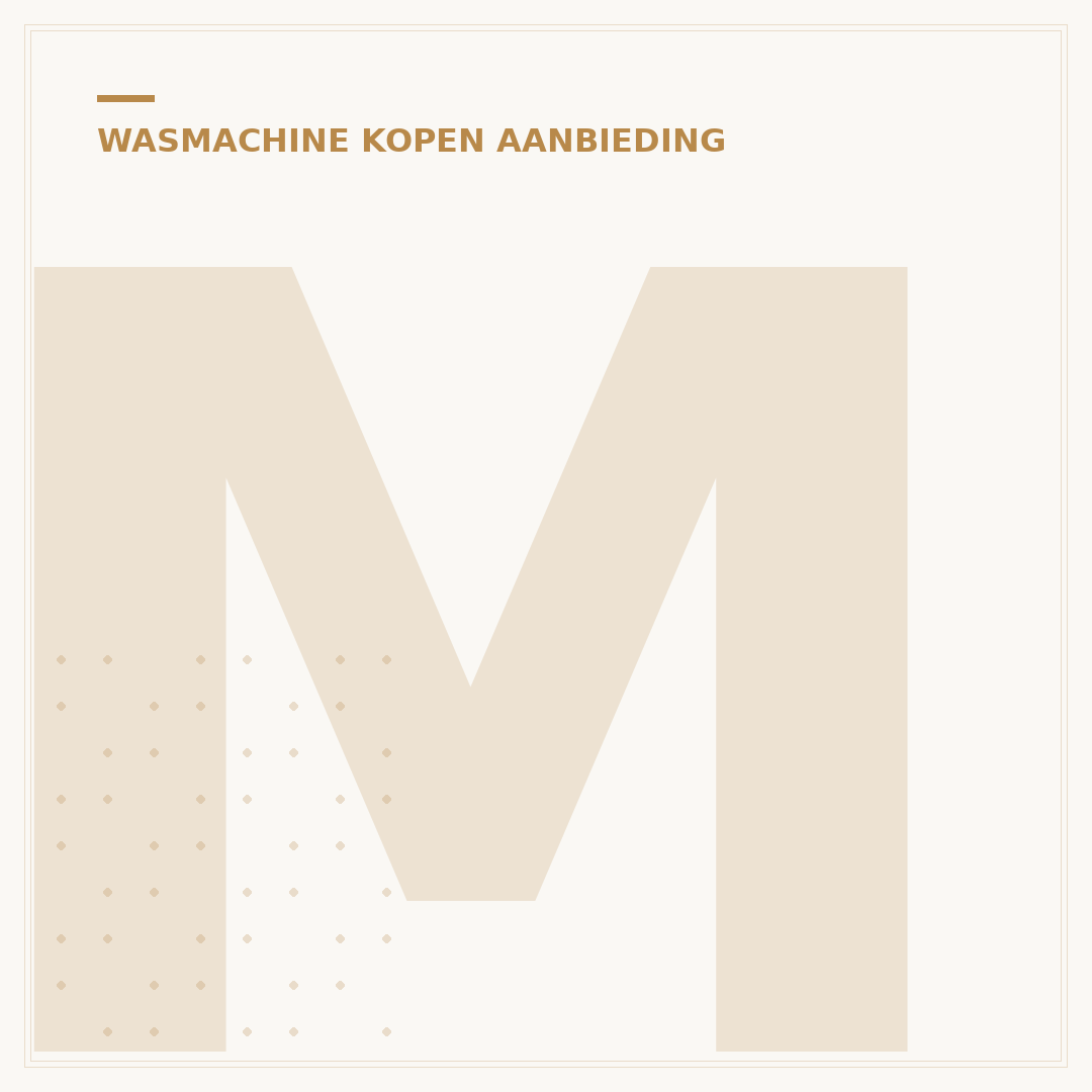 Miele Wasmachine 9 kg Aanbieding: 5 Slimme Locatiekeuzes