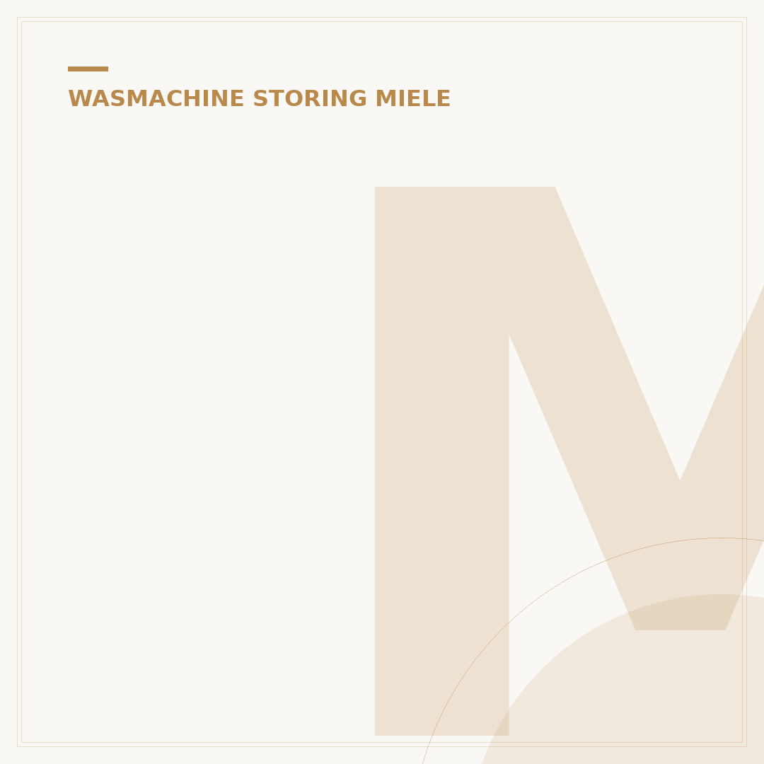 Miele Wasmachine Resetten: 3 Snelle Stappen Voor Directe Oplossing
