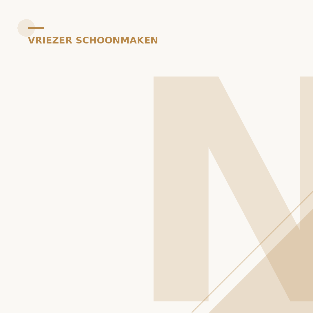 No Frost Vriezer Ontdooien: 5 Stappen + Tips