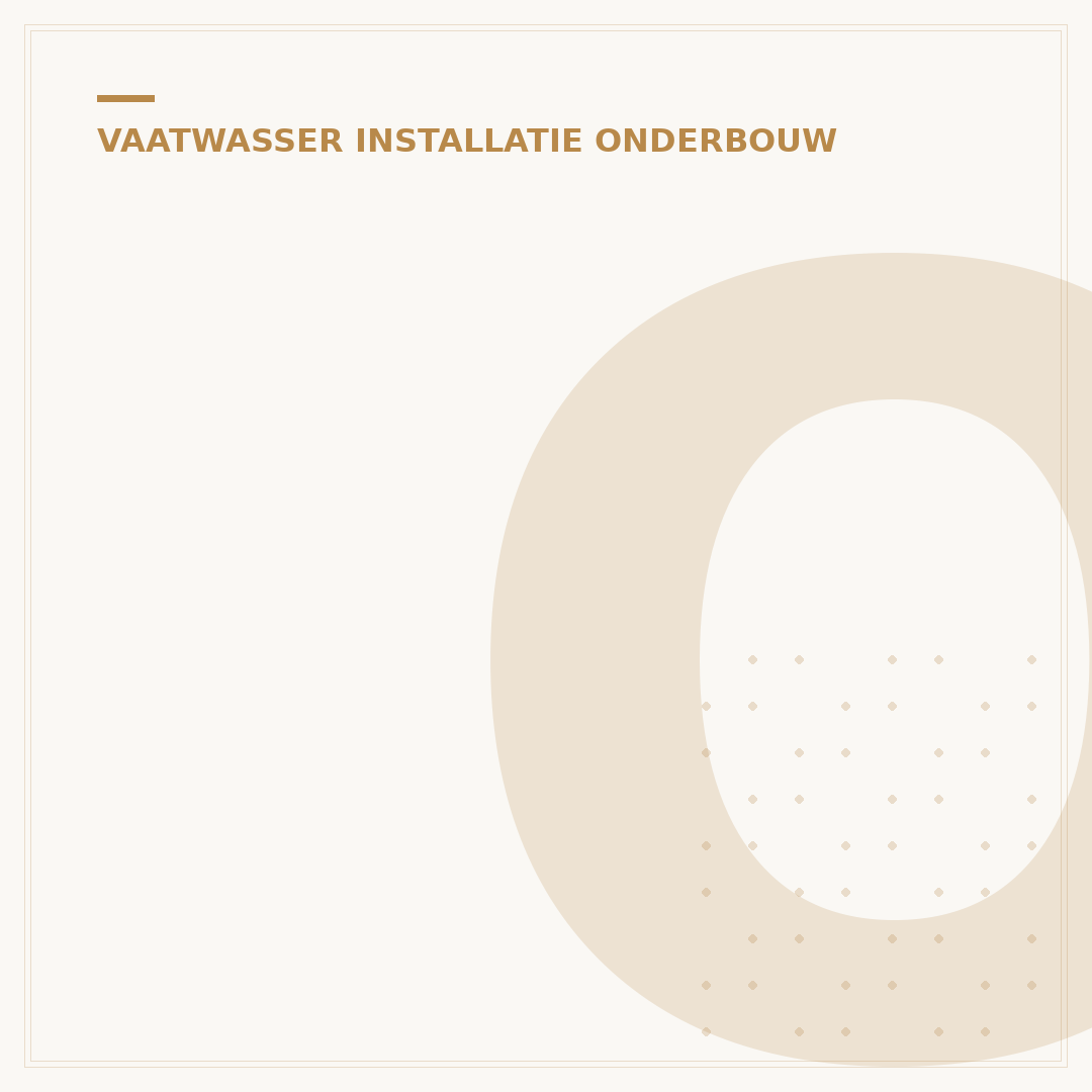 Onderbouw Vaatwasser 60 cm: De Beste Keuze voor Uw Keuken