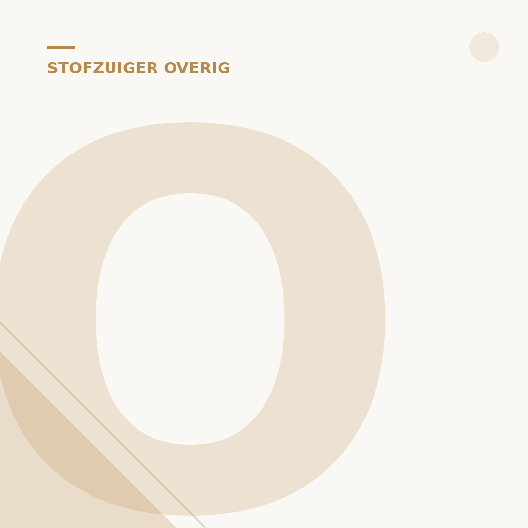 Oryzon Stofzuiger: Optimale Prestaties in Elke Ruimte