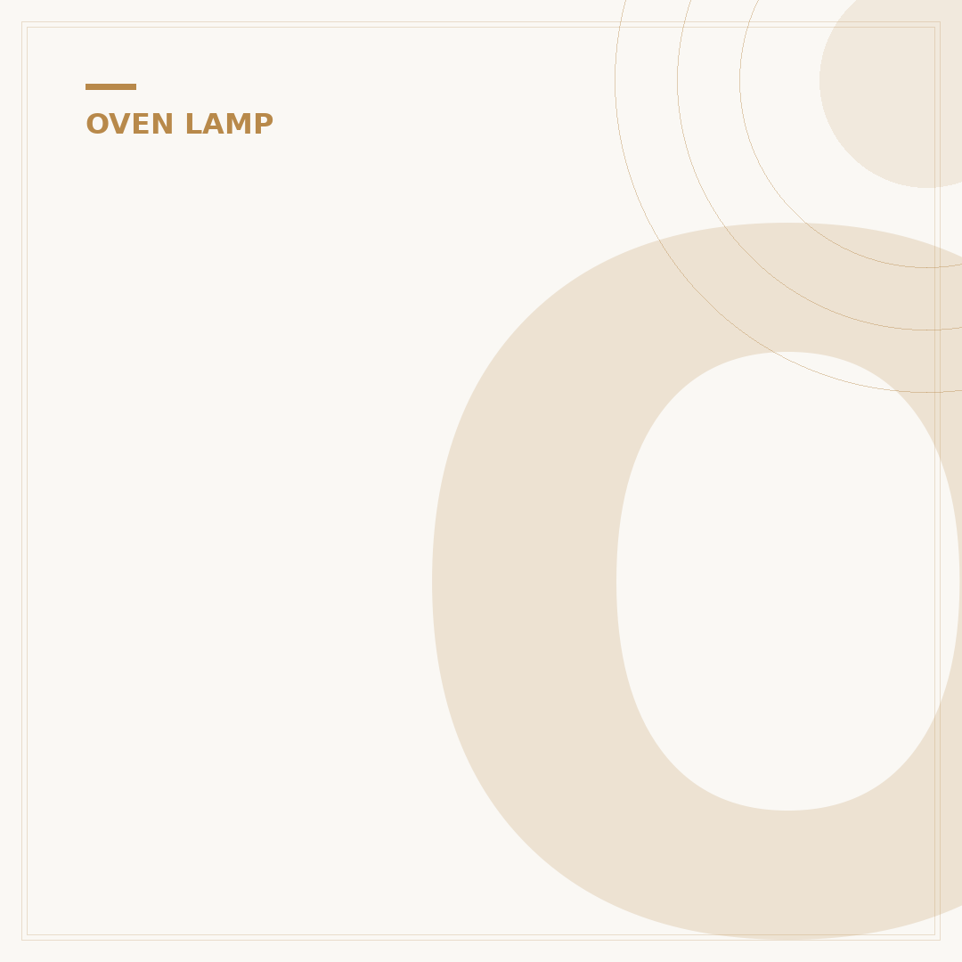 Oven Lamp 25W: Essentieel voor 3 Keukenruimtes