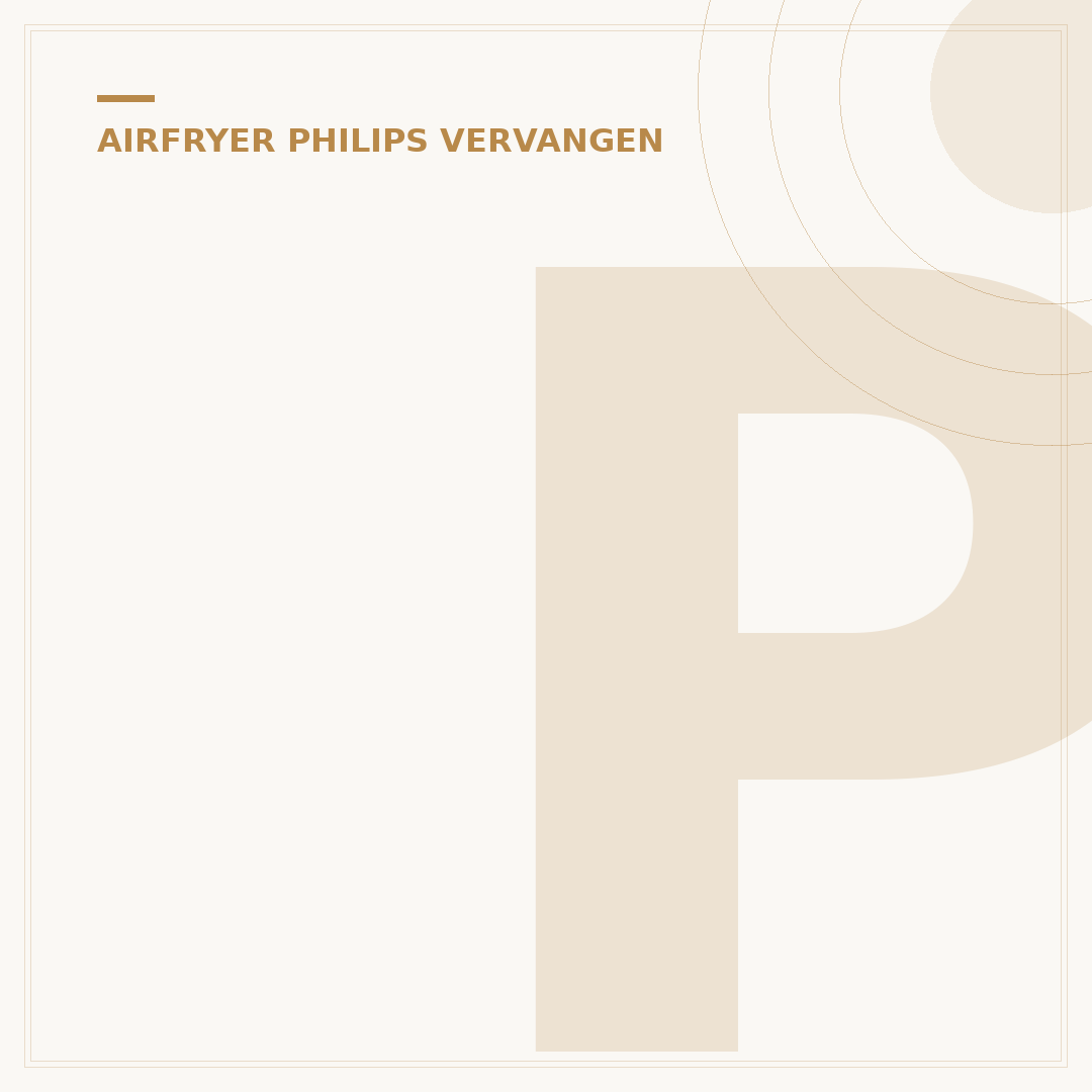 Philips Airfryer Filter Vervangen: 1 Gids voor Schone Lucht