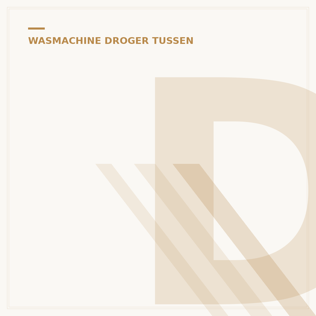 De Beste Plaats Tussen Wasmachine en Droger: Uw Gids