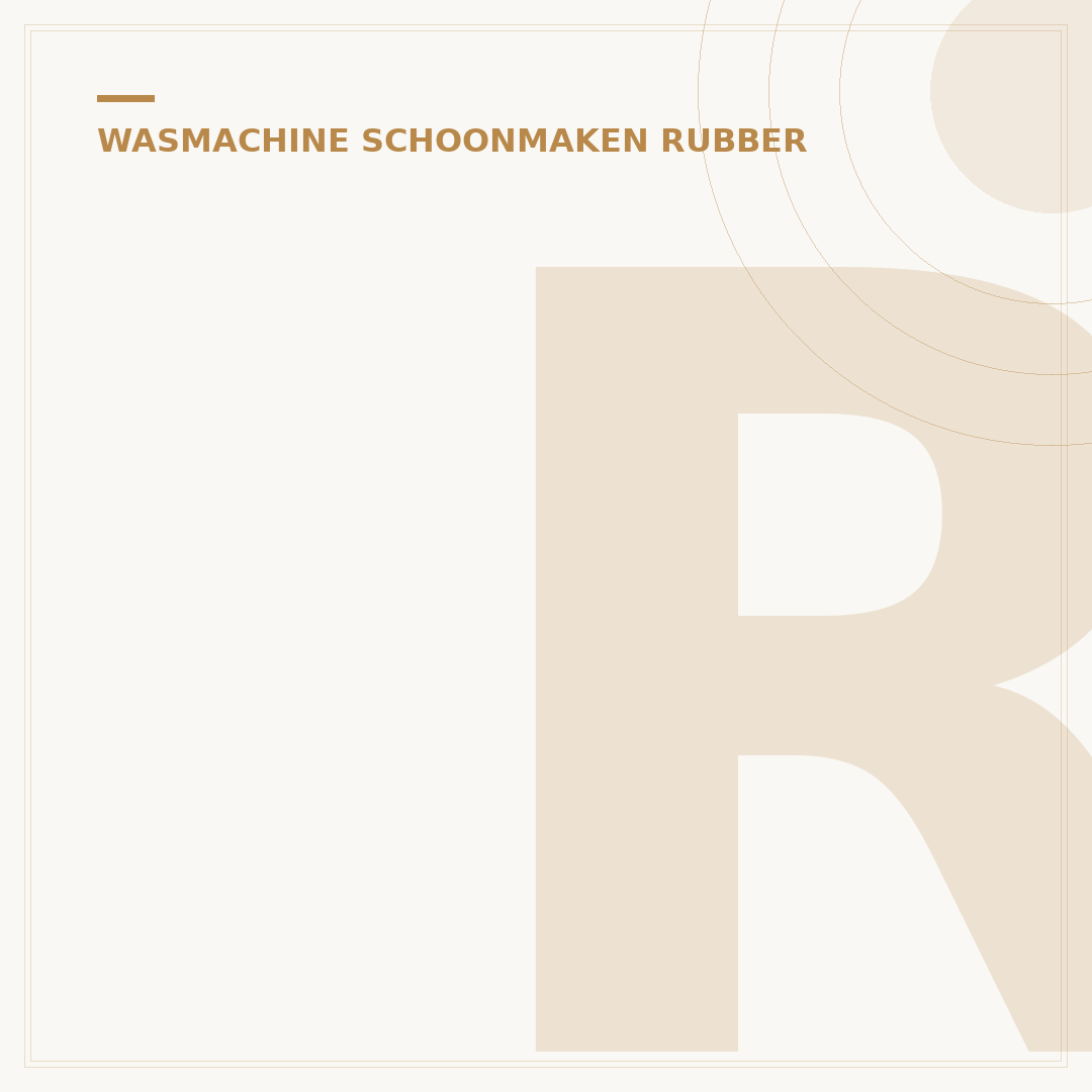 Rubber Rand Wasmachine Schoonmaken Schimmel: 5 Stappen