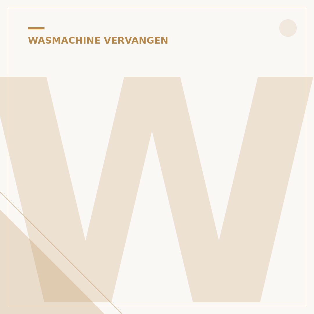Wasmachine Schokbrekers Vervangen: Kosten & Stappenplan