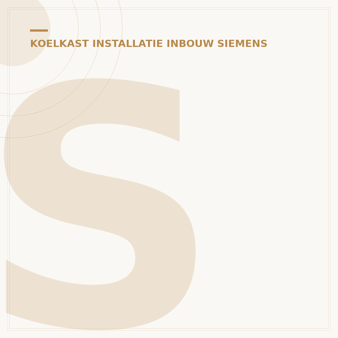 Siemens Inbouw Koelkast Deur-op-Deur: 178cm Model Gids