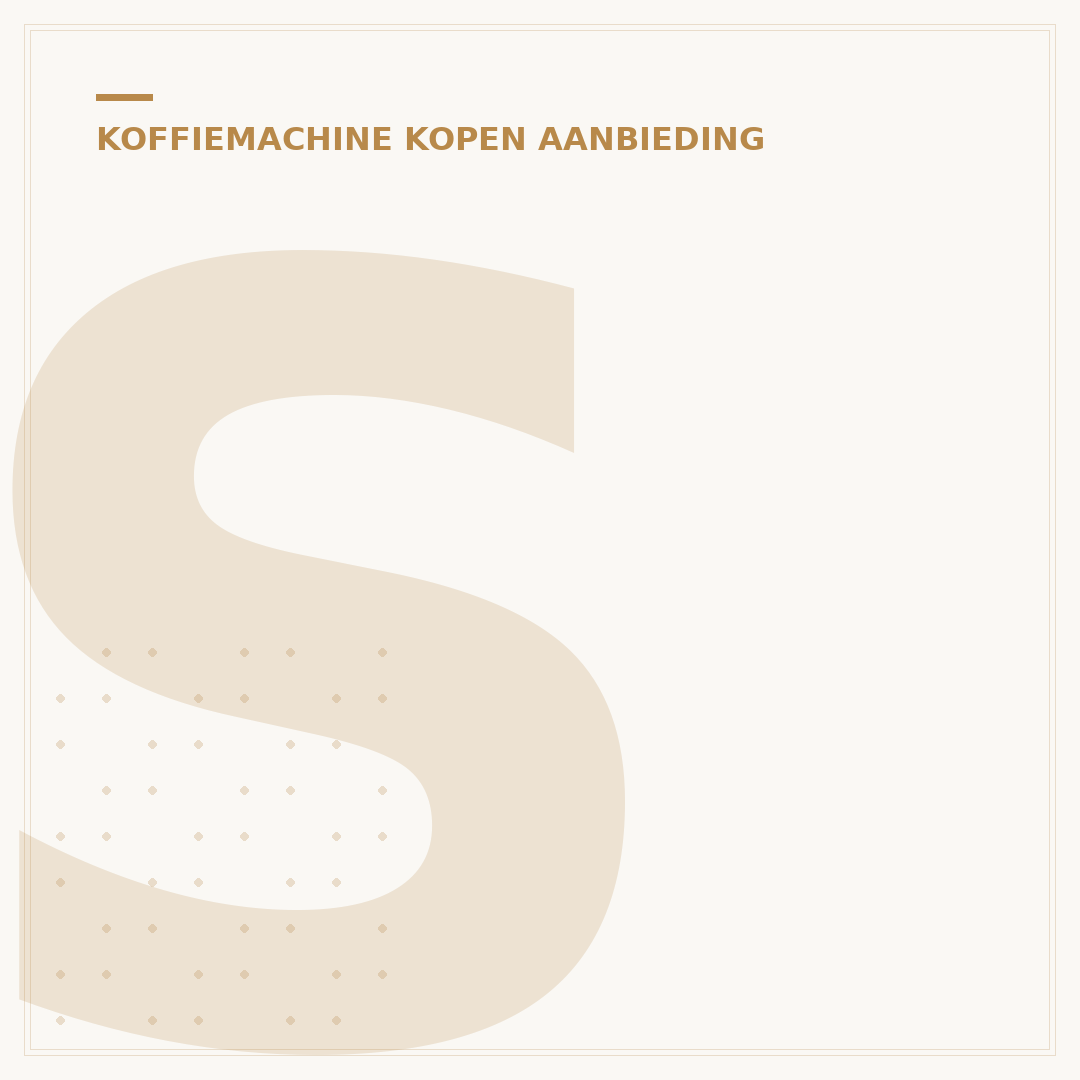 Siemens Koffiemachine Aanbieding: Bespaar Slim in 2024