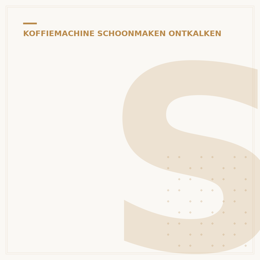 Siemens Koffiemachine Ontkalken: 5 Stappen voor Langere Levensduur