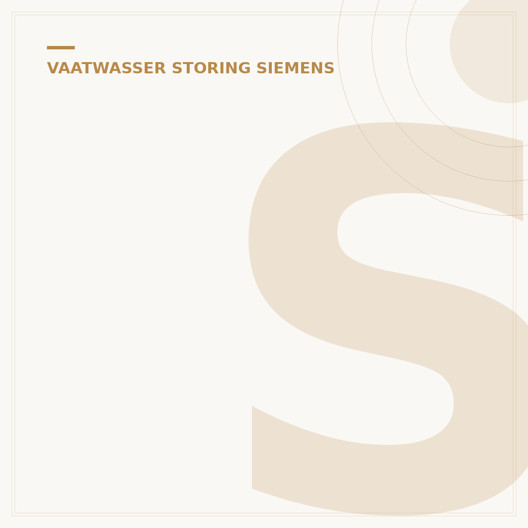 Siemens Studioline Vaatwasser Resetten: 3 Oplossingen voor Storingen